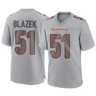 Cincinnati Bengals Youth Justin Blazek Game Atmosphere Fashion Jersey - Gray