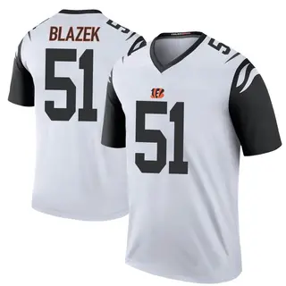 Cincinnati Bengals Youth Justin Blazek Legend Color Rush Jersey - White