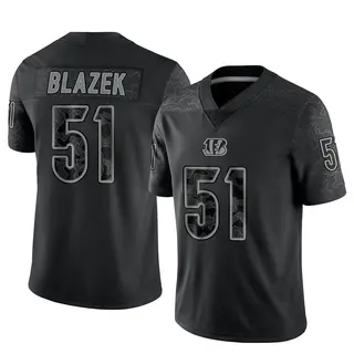Cincinnati Bengals Youth Justin Blazek Limited Reflective Jersey - Black