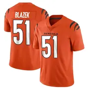 Cincinnati Bengals Youth Justin Blazek Limited Vapor Untouchable Jersey - Orange