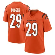 Cincinnati Bengals Youth Kyle Dugger Game Jersey - Orange