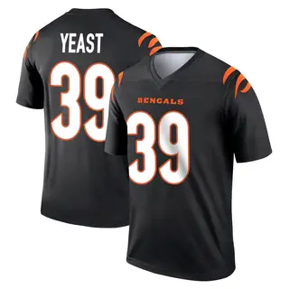 Cincinnati Bengals Youth Russ Yeast Legend Jersey - Black