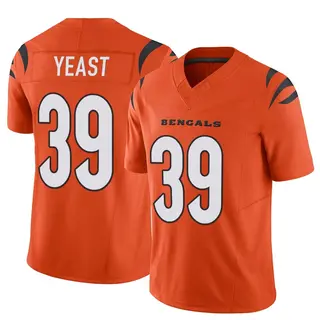 Cincinnati Bengals Youth Russ Yeast Limited Vapor F.U.S.E. Jersey - Orange