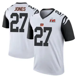 Cincinnati Bengals Youth Shermari Jones Legend Color Rush Super Bowl LVI Bound Jersey - White