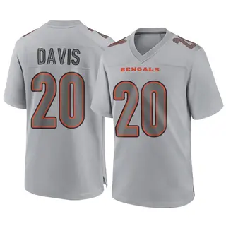 Cincinnati Bengals Youth Tacario Davis Game Atmosphere Fashion Jersey - Gray