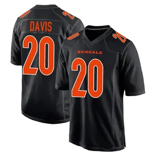 Cincinnati Bengals Youth Tacario Davis Game Fashion Jersey - Black