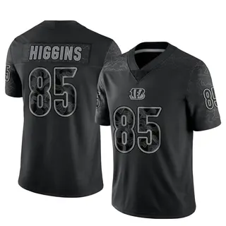 Cincinnati Bengals Youth Tee Higgins Limited Reflective Jersey - Black