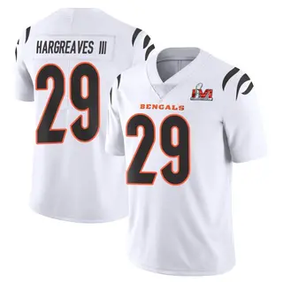 Cincinnati Bengals Youth Vernon Hargreaves III Limited Vapor Untouchable Super Bowl LVI Bound Jersey - White