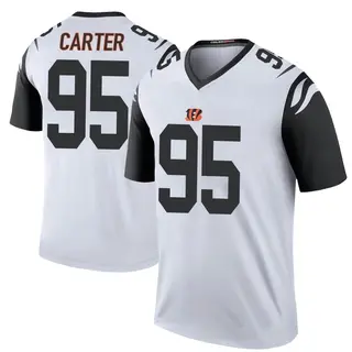 Cincinnati Bengals Youth Zachary Carter Legend Color Rush Jersey - White